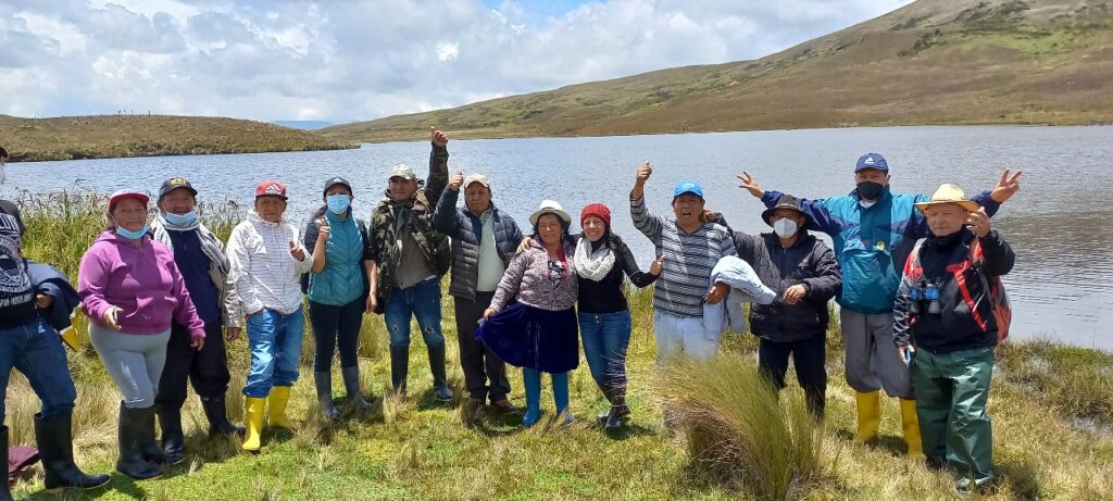 Kimsacocha, desde donde nace el agua